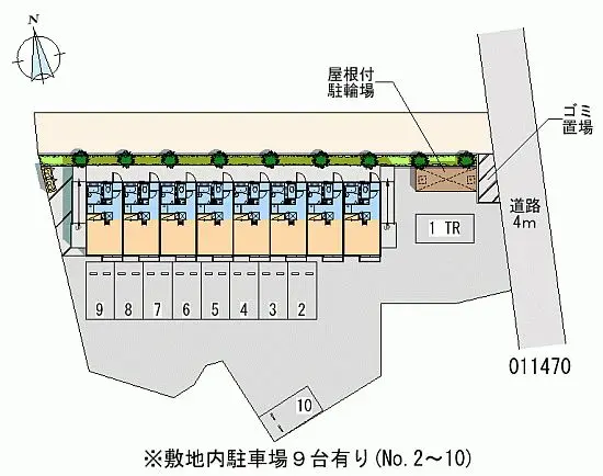 ★手数料０円★東久留米市小山　月極駐車場（LP）